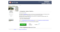 Desktop Screenshot of dr13.de